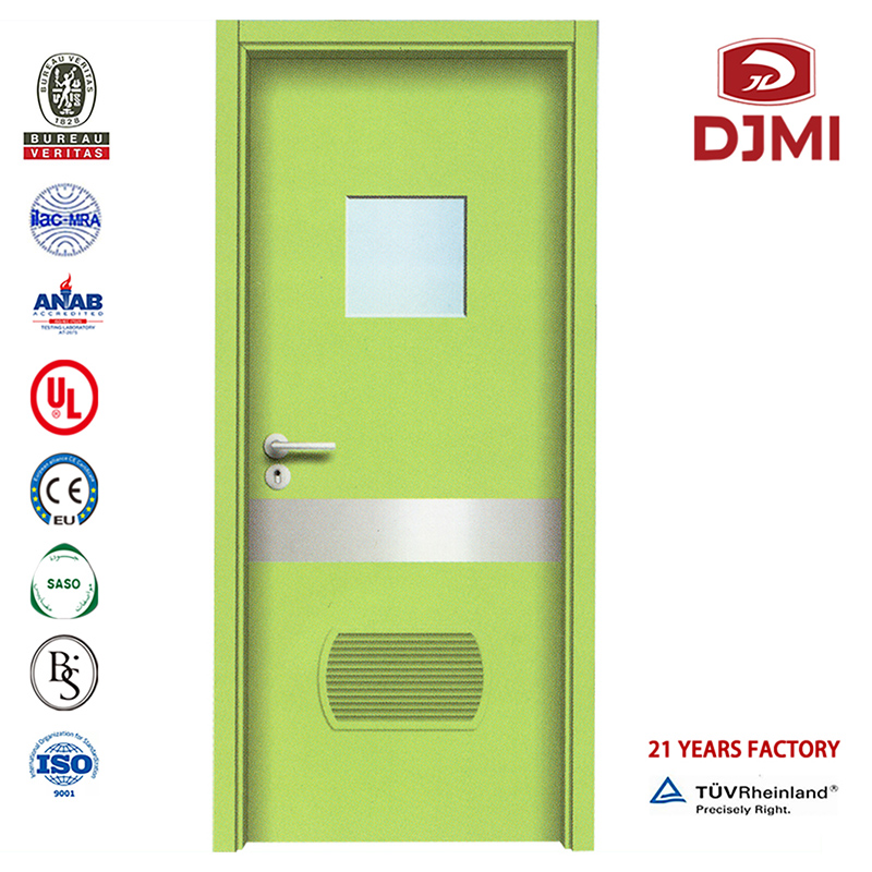 Nuevo diseño de la puerta principal de protección contra incendios puerta principal de rayos X de la fábrica china Carpenter imagen guía Puerta Hotel Escuela jardín de infantes materiales compuestos de alta calidad cuarto de habitación de rayos X protección laminado puerta de madera hpl