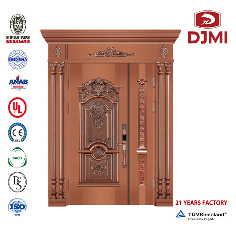 Nuevo diseño artístico blindado acero blindado puerta de madera blindada puerta de Seguridad China fábrica de madera diseño moldeado placa placa acero material blindado puerta de alta calidad precio puerta blindada de acero