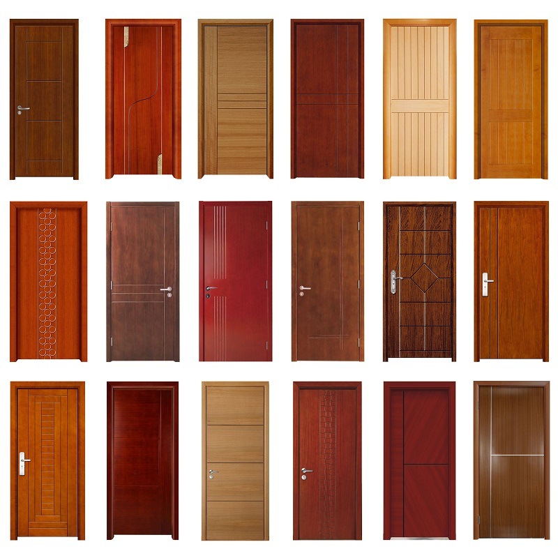 Puertas baratas Puerta de madera insonorizada con clasificación de incendio de 1 hora Personalizada Comprar Puerta de entrada de madera para vestíbulo Puertas cortafuegos interiores laminadas Nuevas configuraciones Puerta de puerta principal laminada Puertas cortafuegos de diseño personalizado de 90 minutos