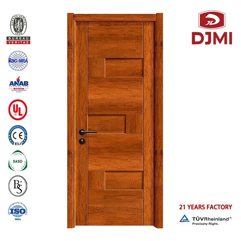 Diseño de puertas de madera interior madera madera de madera de madera de Interior vidrio incrustado en fibras de densidad lámina de melamina tabla de alta calidad madera precio Oficina de Malasia fachada de fibras de densidad