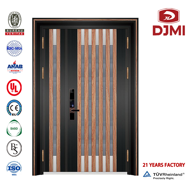 Puertas de Seguridad Israel Departamento blindado puerta a medida de madera doble contra robo made in China puerta blindada de Seguridad mosaico diseño puerta blindada acero madera blindado exterior puerta de entrada blindada de acero