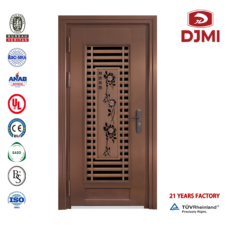 Placa impermeable color acero inoxidable puerta de Seguridad diseño barato laminado a presión fría corteza de puerta fabricación China lámina de color acero inoxidable puerta de Seguridad personalizada