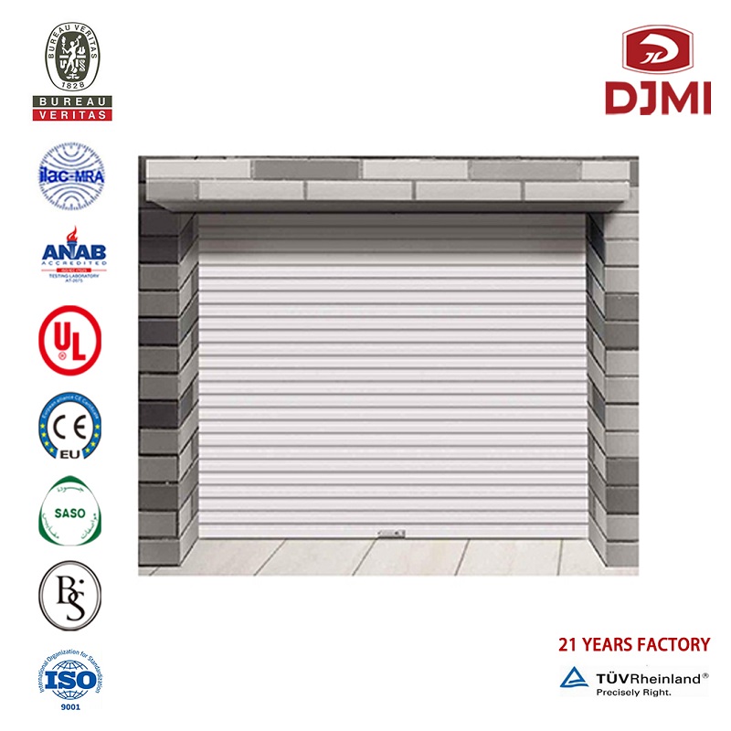 Puertas de garaje de acero personalizadas puertas de acero de acero de alto soporte de acero puerta de garaje puerta de garaje
